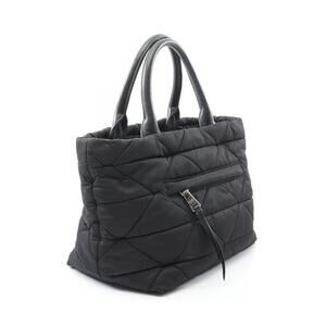 Prada TESSUTO QUILTIN Handbag Leather Black
